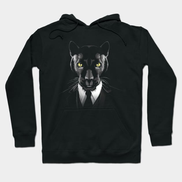 Suit Panther Hoodie by albertocubatas